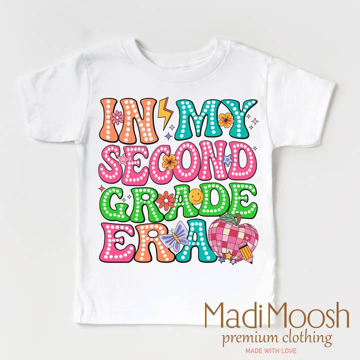 In My 2nd Grade Era Back To School Shirt - School Shirt for wholesale by Madi Moosh