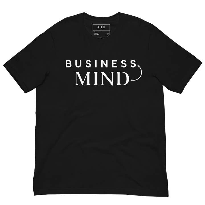 T-shirt lunaire "BUSINESS MIND" pour la vente par High Fashion Las Vegas