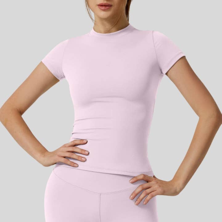 WONDERXFANS - Wholesale Athletic top – Women′s - Classic Fit Short-Sleeve Slim Fit Tee6