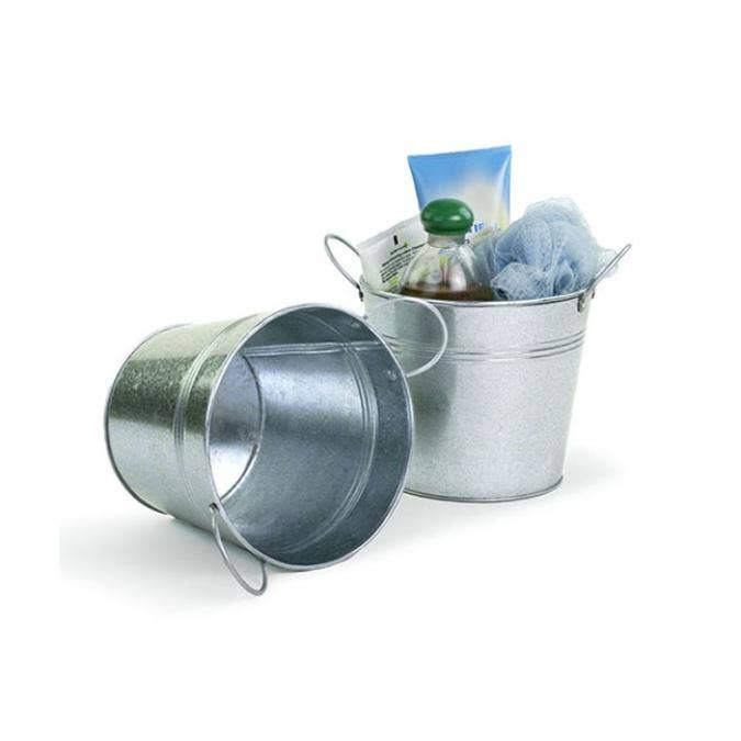 Buhi Imports - Wholesale Plant Pot - 6.5 inch galvanized pot with ear handles1