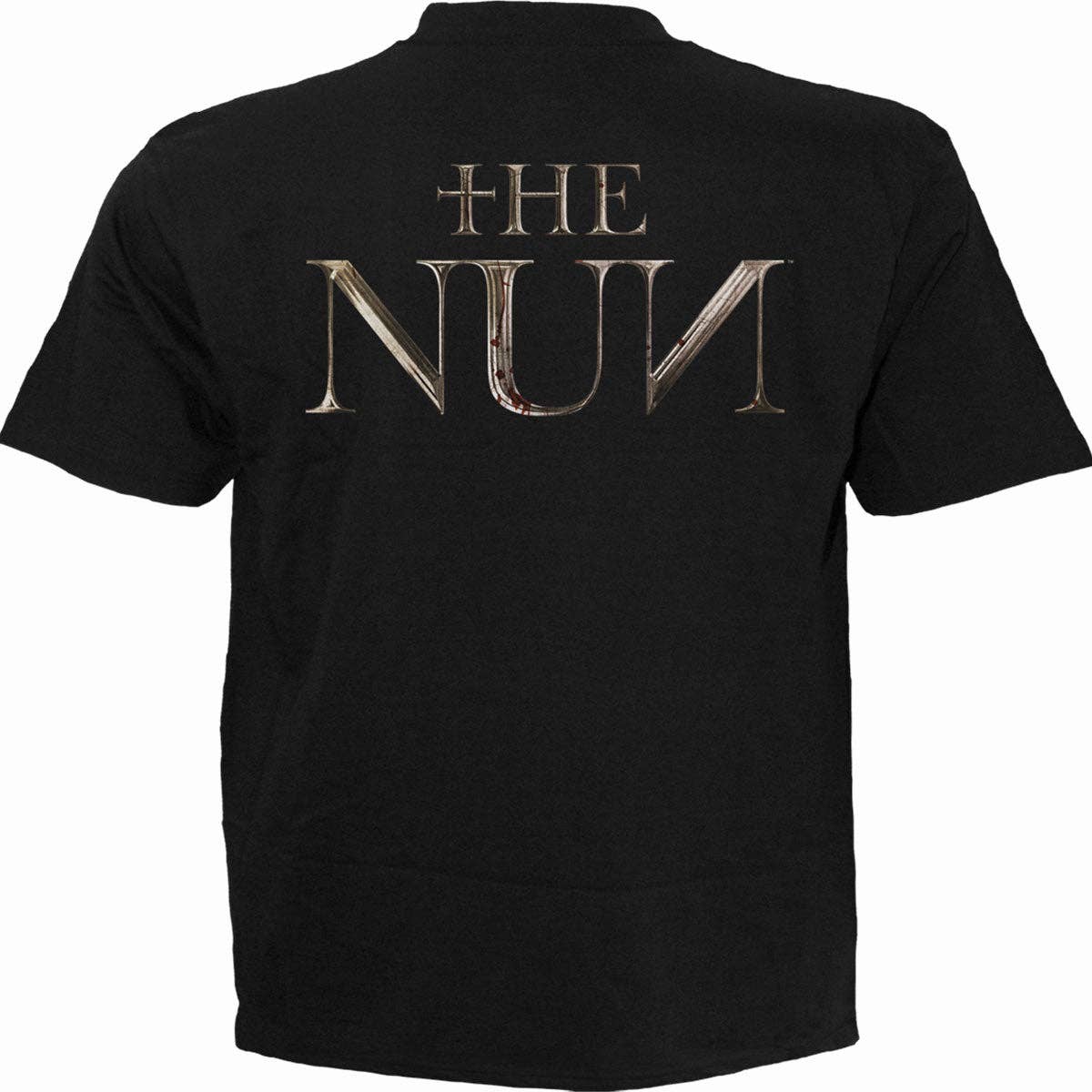 Spiral - Wholesale T-Shirt (Graphic) - Unisex - THE NUN - SKULL ILLUSION - T-Shirt Black1