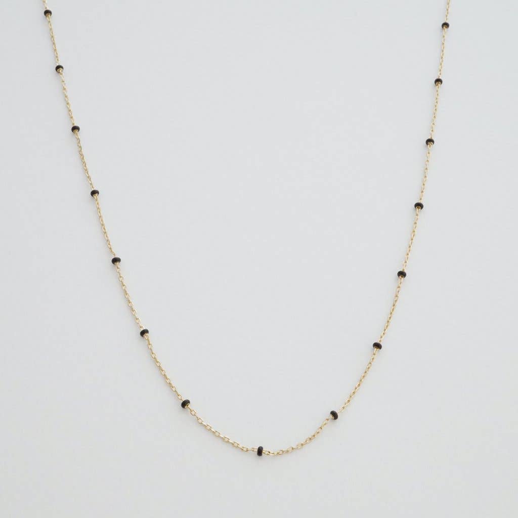 Honeycat Jewelry - Wholesale Link & Chain Necklace - Mary Beaded Chain Necklace1