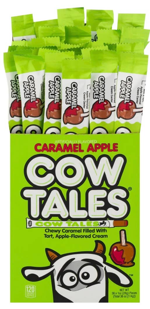 O'Shea's Candies Sweet Shop - Wholesale Retailer Display - Food & Drink - Nostalgic 1984 🍏 Apple GOETZ Cow Tales® 36ct Display Box3