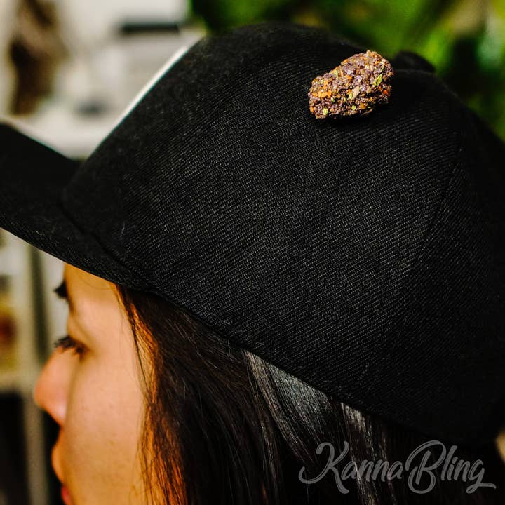 Kannabling - Wholesale Hat Accessory - Women's - KannaBling - Hat Pin Bud (Purple)