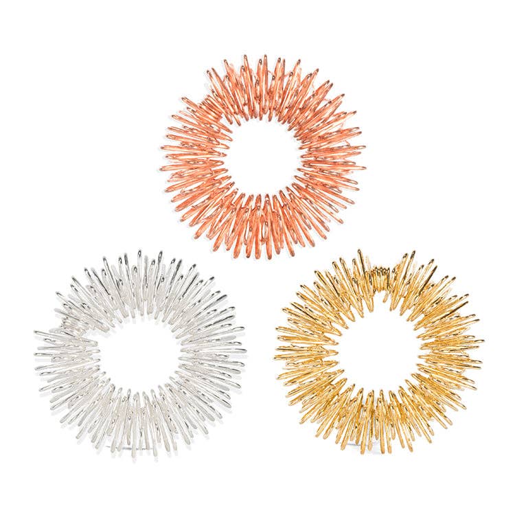 Kikkerland Design Inc - Wholesale Jewelry Set - Acupressure Rings1