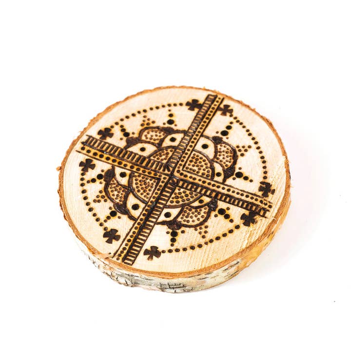 Graine Créative - Wholesale Ornament - 4 DECO WOOD SLICES 70-100mm1