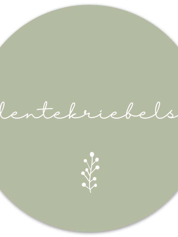 Muurcirkel lentekriebels groen voor wholesale door Label2X B.V.