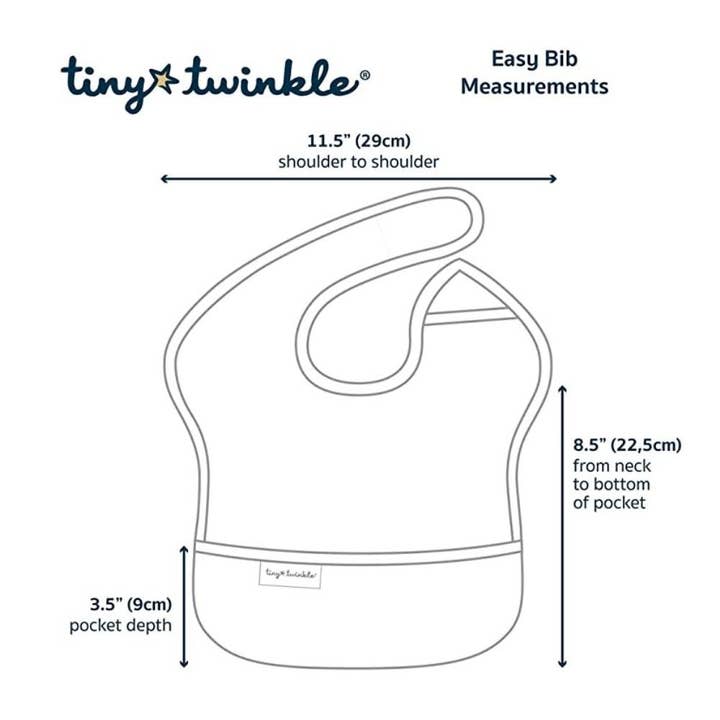 Tiny Twinkle - Wholesale Bib – Baby - Tiny Twinkle - Mess-proof Easy Bib - Unicorn Confetti (MSKU: EBR-50)3