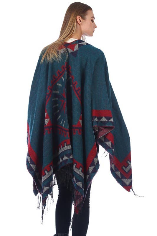 ACCITY - Wholesale Wrap - Women's - DANDY PATTERNED FASHION SHAWL WRAP_CWASC0443