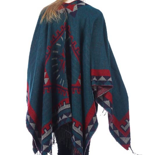 ACCITY - Wholesale Wrap - Women's - DANDY PATTERNED FASHION SHAWL WRAP_CWASC0443