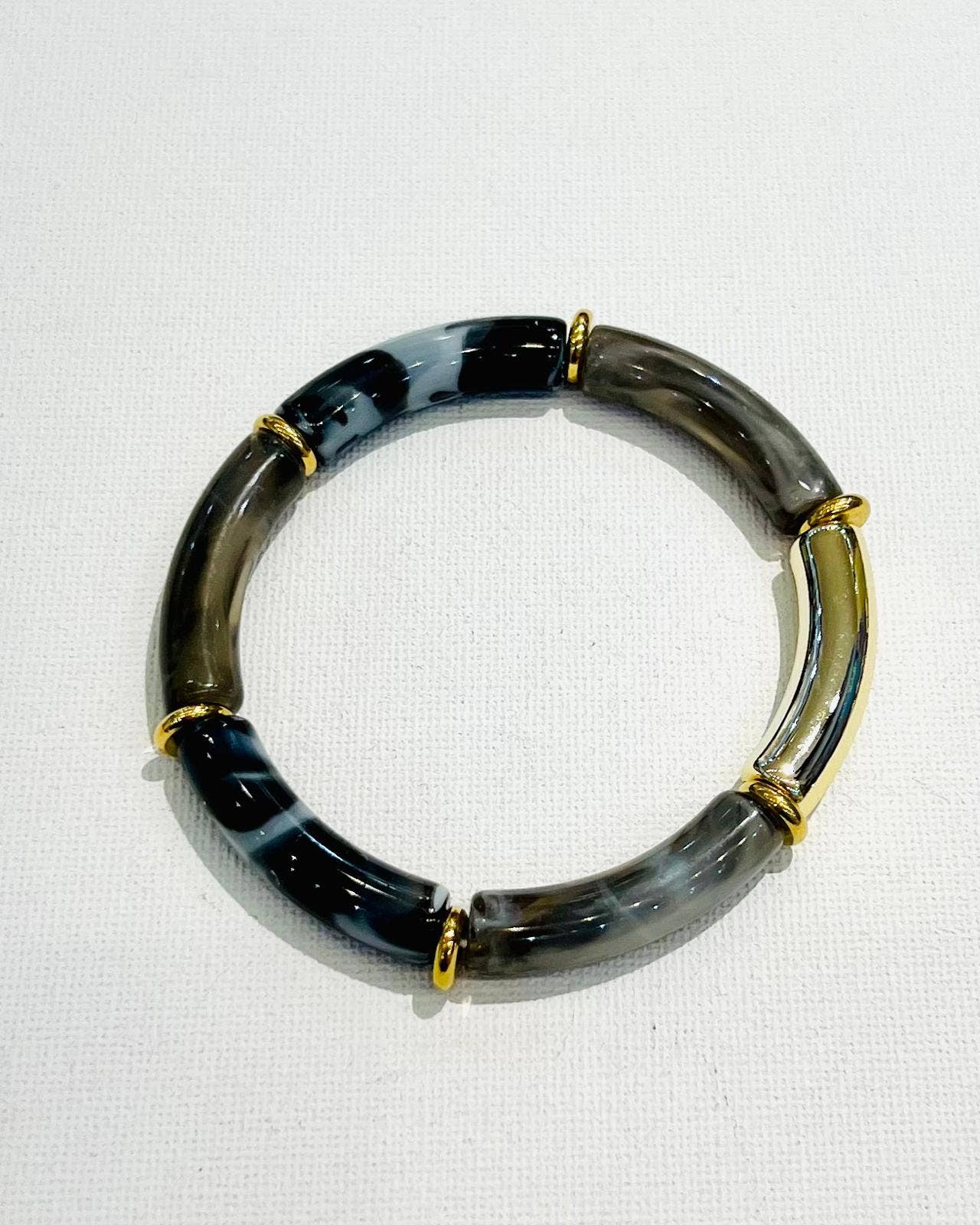 SHEERA - Wholesale Bangle Bracelet - Steel resin bracelet M0