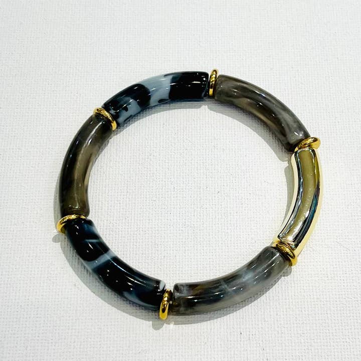 SHEERA - Wholesale Bangle Bracelet - Steel resin bracelet M
