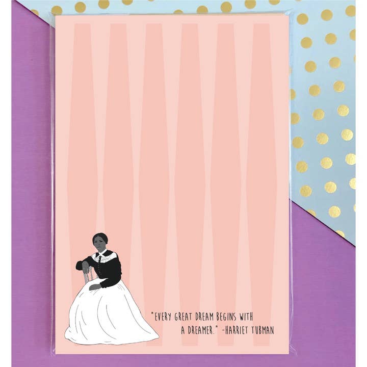 The Card Bureau – Engroshandel Notesblok – Harriet Tubman Citat Notesblok