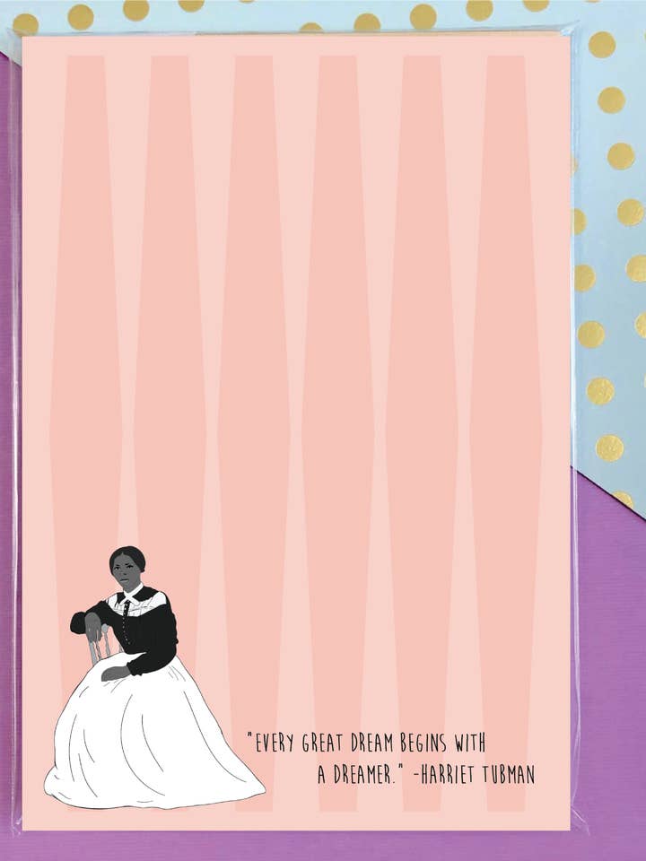 Bloc-notes Harriet Tubman pour la vente par The Card Bureau