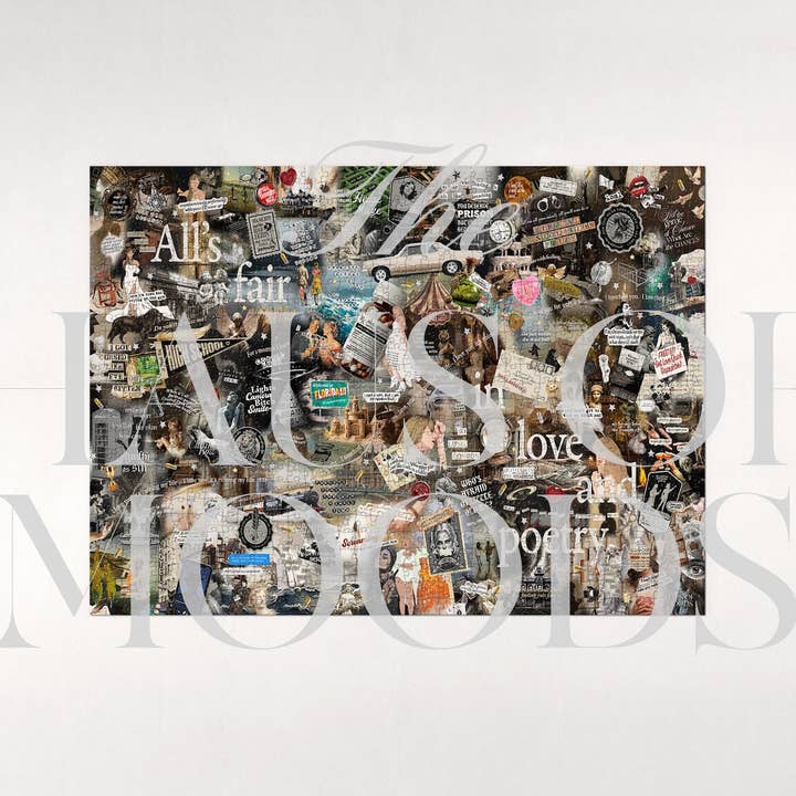 Haus of Moods - Wholesale Puzzle - Adult - Taylor Swift Tortured Poets Era Lyrics & Easter Eggs Puzzle©14