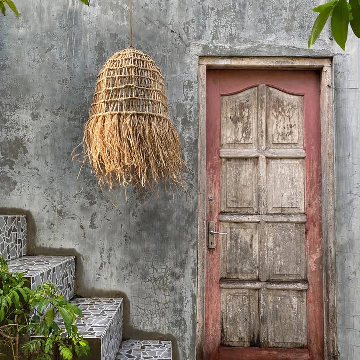 Bazar Bizar Living - Wholesale Lamp Shade - The Casita Pendant - Natural - L3