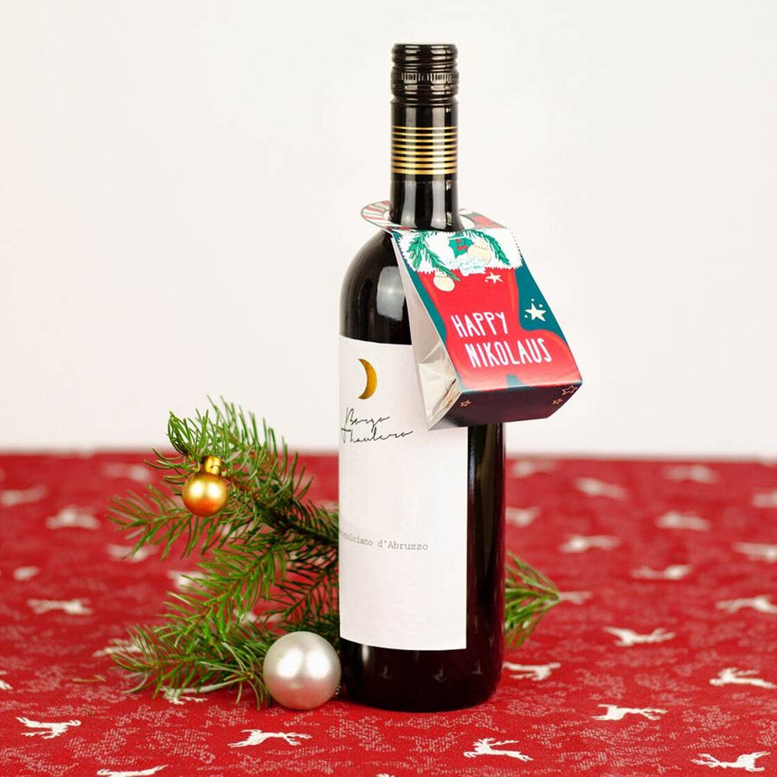 Der Zuckerbäcker - Vente Friandises enrobées de chocolat - Pendentif père Noël avec boules de biscuits aux pépites de chocolat et spéculoos2