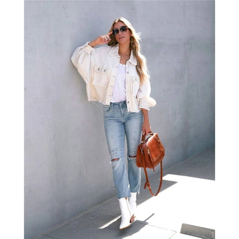 Mirazshoes WholeSale - Venta al por mayor Chaqueta - Mujer - Chaqueta de patchwork de moda para mujer4