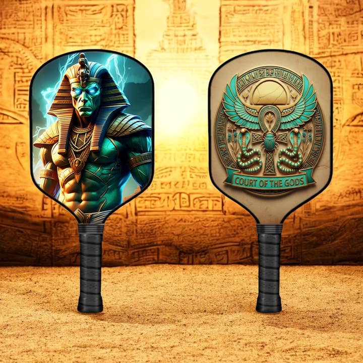 Dioses del Antiguo Egipto - Geb - Pala de pickleball para venta al por mayor de The Mad Pickler