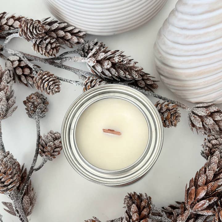 Honey Candle Studio - Wholesale Jar/Filled Candle - Cardamom & Cream - 8oz Soy Candle Holiday / Christmas Decor1