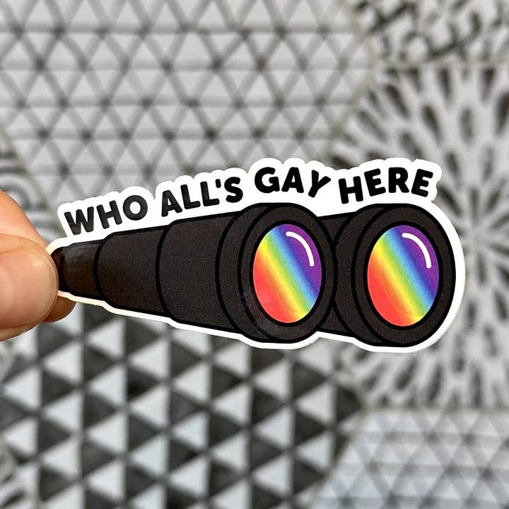 Who All’s Gay Here for wholesale by KP General Store