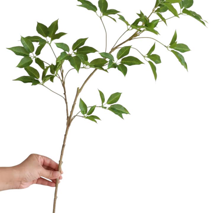 Tige de verdure design de 31" — saule artificiel à toucher réel pour la vente par Angel Isabella