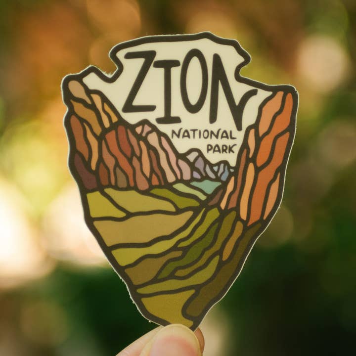 Arrowhead du parc national de Zion | Autocollant pour la vente par Roaming Heart