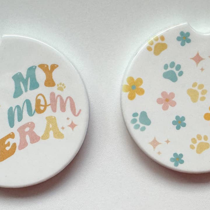 Dog Mom Era Swiftie Car Coaster for wholesale by Ellie and Nala Design Co.