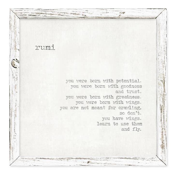 'Rumi' Shelf Art for wholesale by Sweet Gumball Inc.