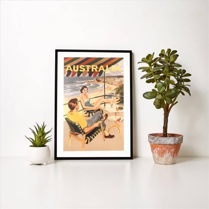 Found Image Press – wholesale Konsttryck – Konstaffisch TR-402 Australien Reseposter1