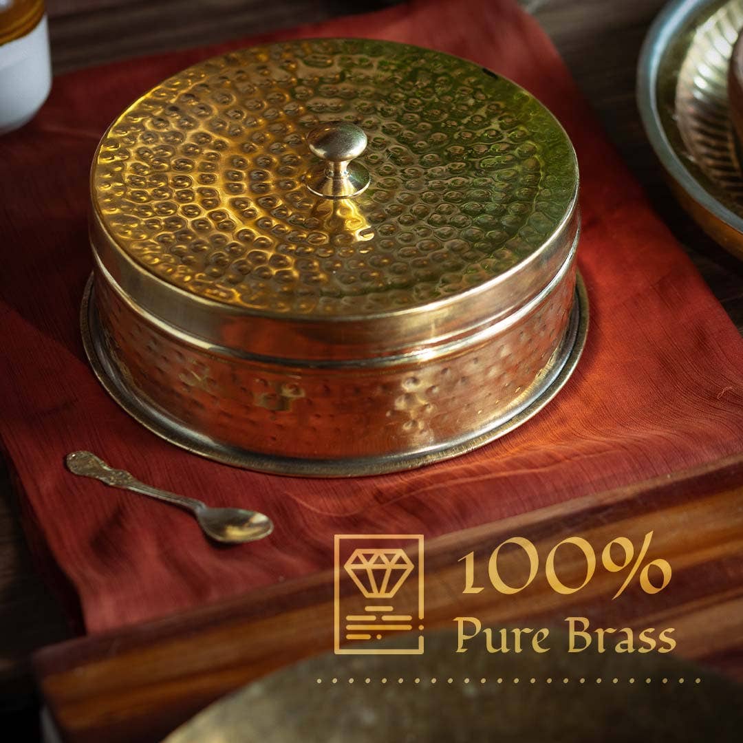 P-TAL – wholesale Spice rack – Brass Masala Daani / Spice Box in Gift Box6