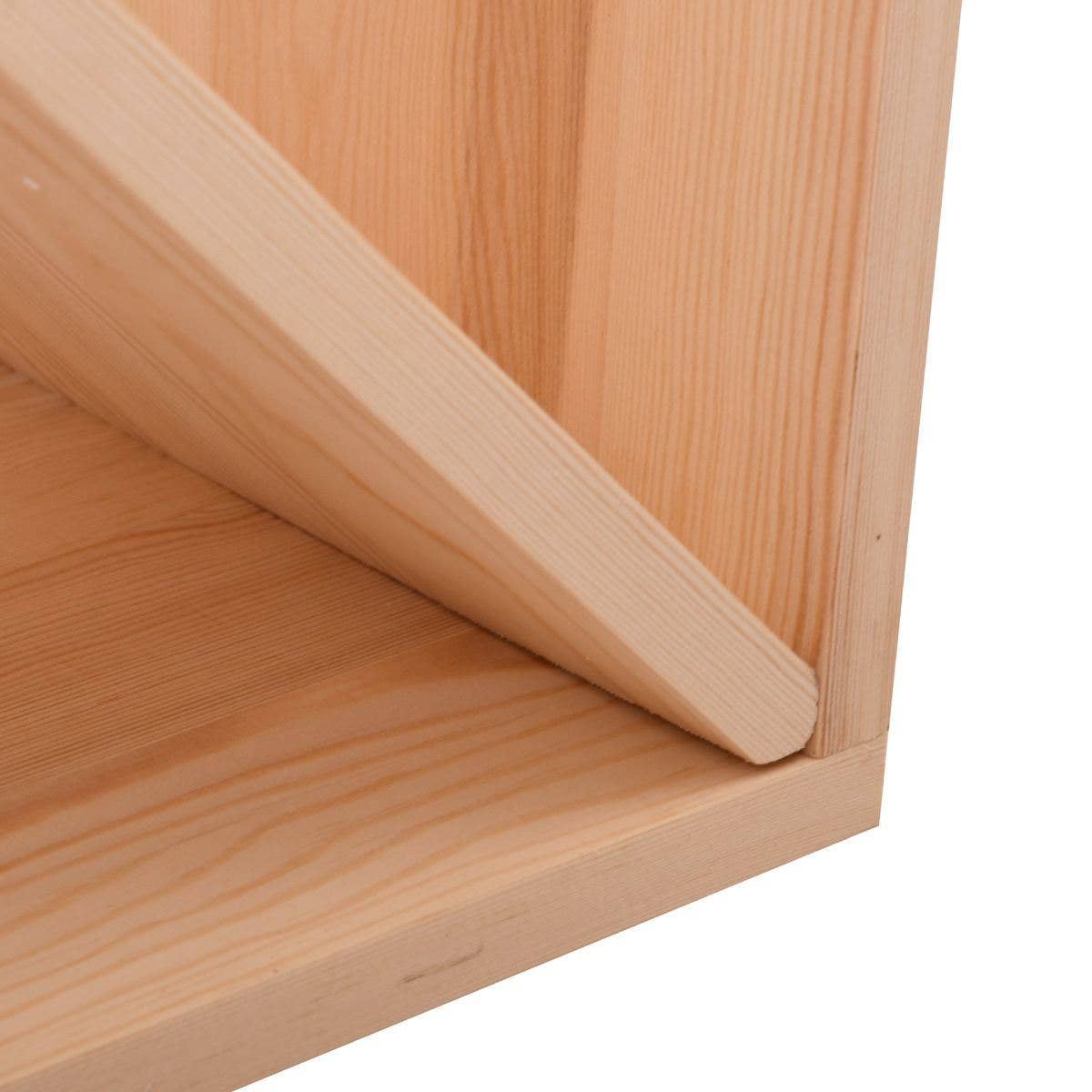 Burlywood Modulares Weinregal aus Massivholz für 24 Flaschen, Burlywood für den Großhandel auf Faire7