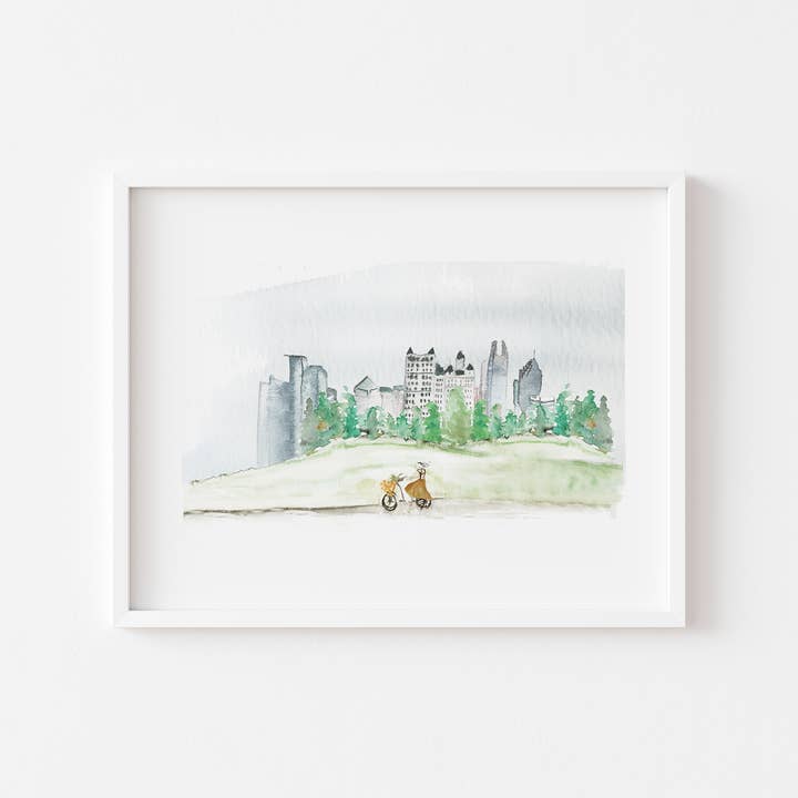 Piedmont Park 8x10 Art Print for wholesale by Patricia FK