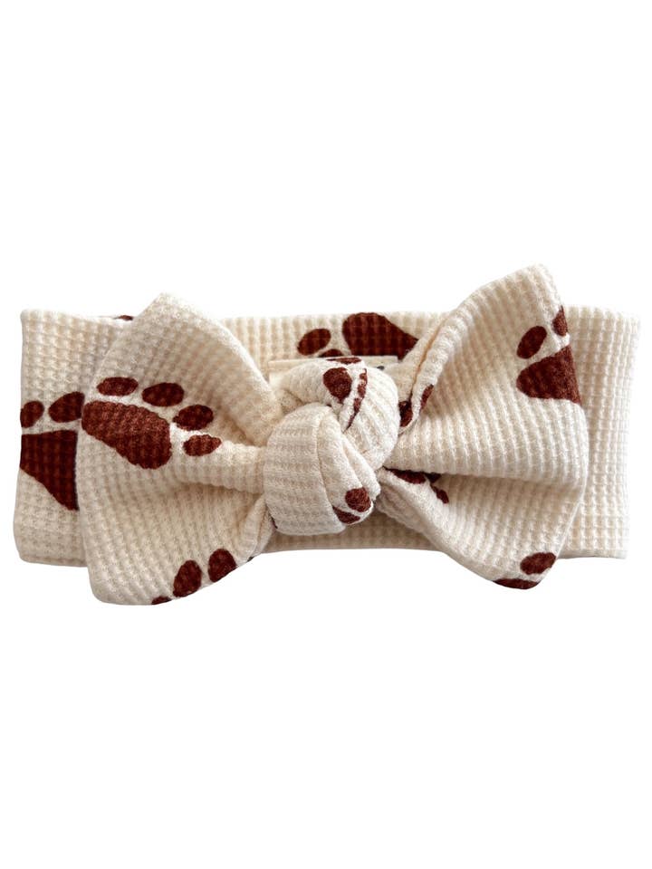 Lazo orgánico con forma de gofre con nudo, forma de pata de oso para venta al por mayor de SpearmintLOVE