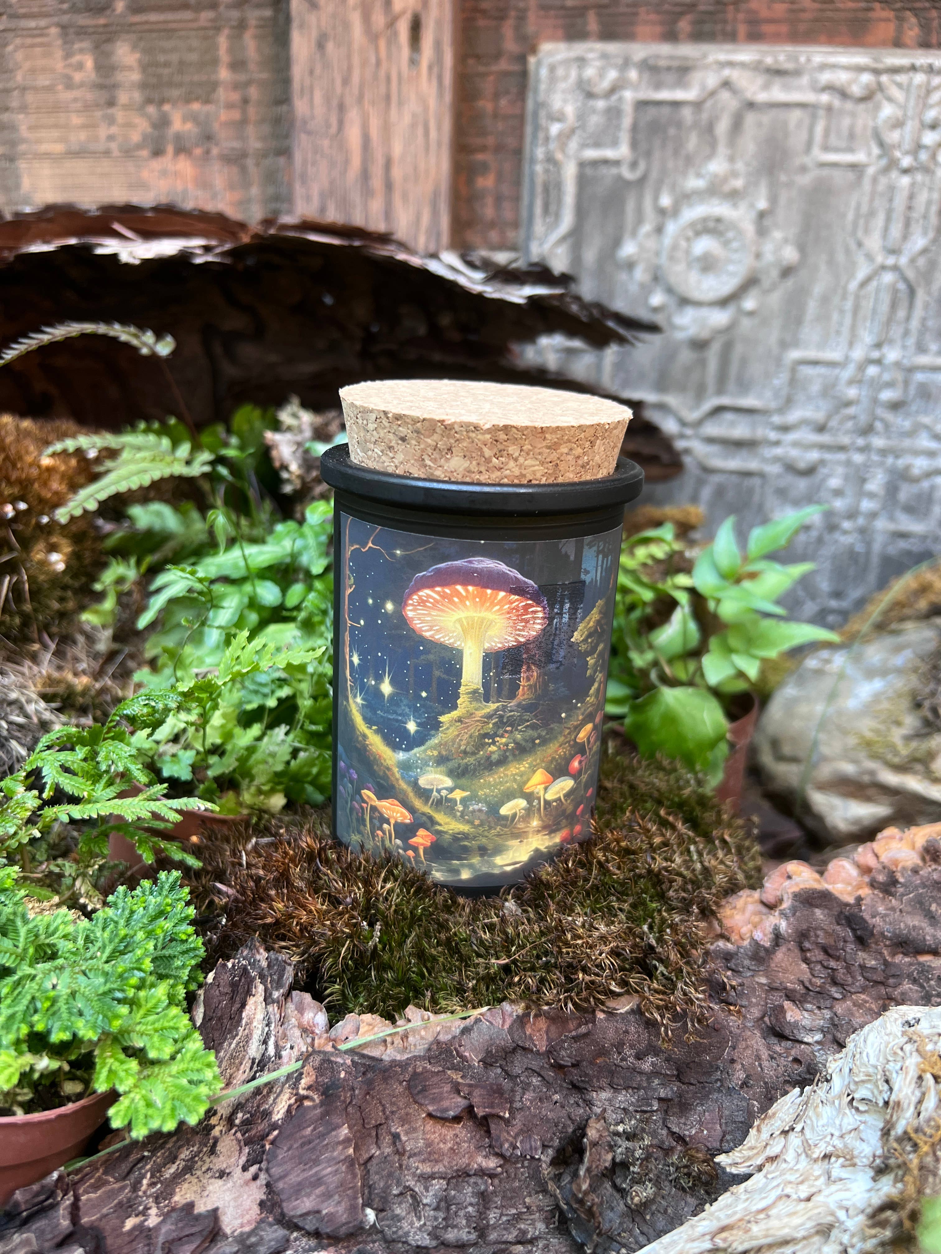 Montana Farmacy – wholesale Jar/filled candle – Fairytale Mushroom & Moss candles set of 4 Fairy Magic V.22