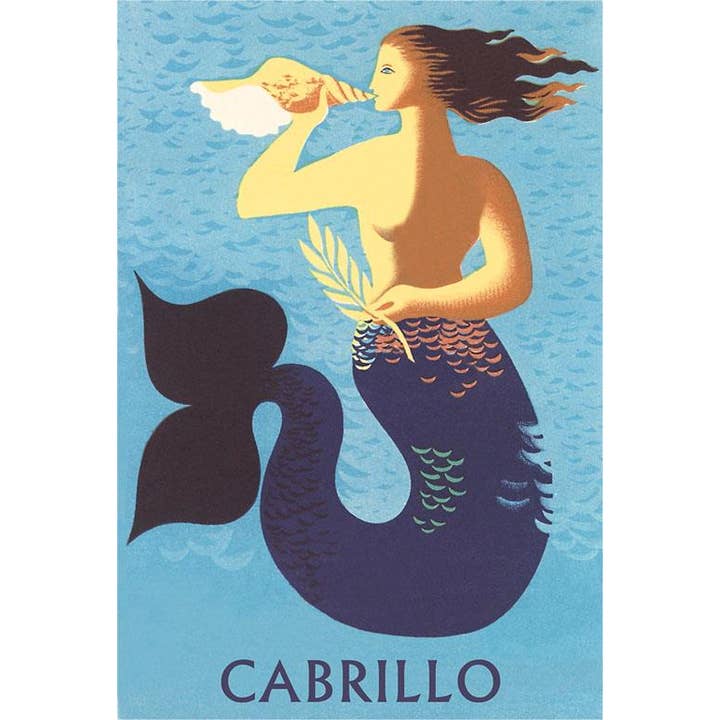 Found Image Press – Adesivo por atacado – Autocolante CA-1623 Sereia, Cabrillo