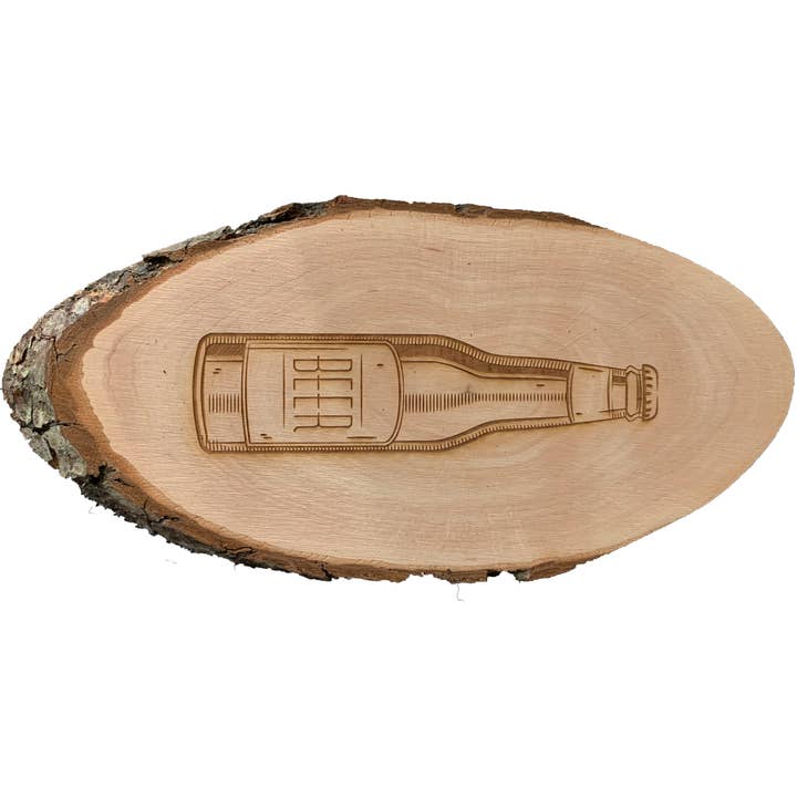 Text board tree disc "Beer" for wholesale by TextTim.nl