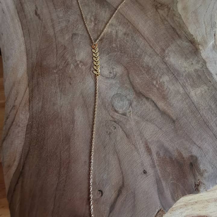 Les Bijoux de Margaux - Wholesale Y-Neck/Lariat Necklace - Bridal jewelry - Agnès back necklace
