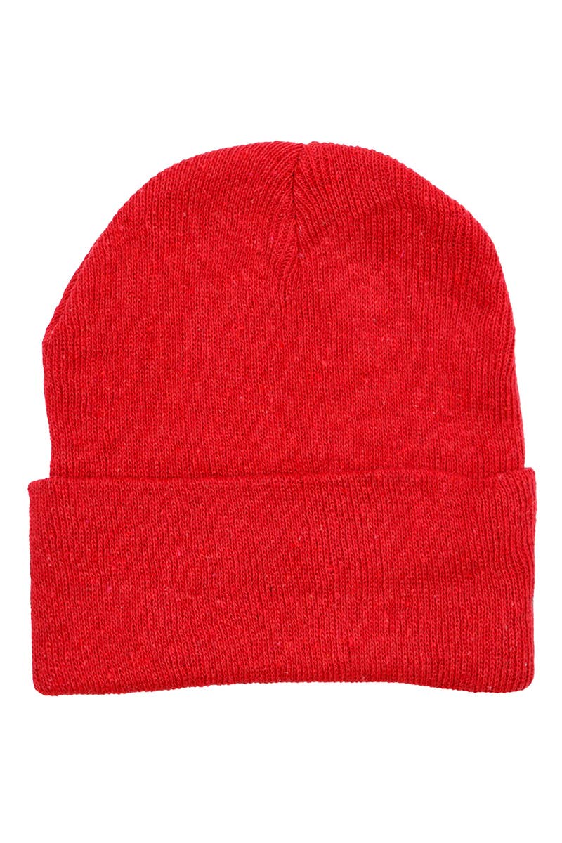 ASSORTI Cap Zone klassiek gebreide muts met omslag in donkere, neutrale kleuren voor groothandel op Faire7