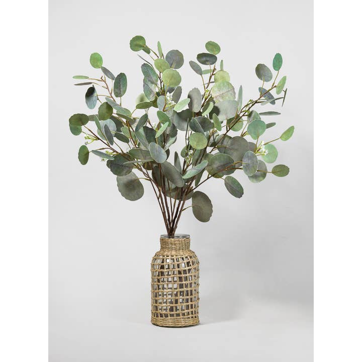 Jamali Garden - Wholesale Artificial Plant - 32in Silver Dollar Eucalyptus Pick1