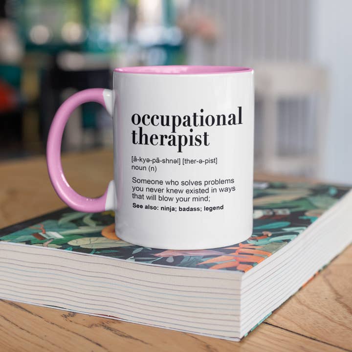 Disrupted Industries - Wholesale Coffee mug - Occupational Therapist Dictionary Mug2