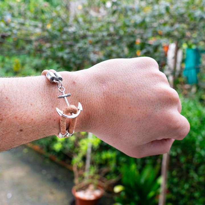 Meninas Bonitas Cork - Wholesale Geweven/gevlochten armbanden - Handgemaakt armband van gekleurd rond kurkdraad 5 mm BR-301-MIX-51