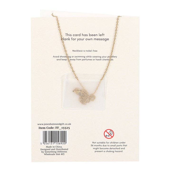 Something Different Wholesale - Wholesale Everyday Greeting Card - Blue Aura Crystal Mushroom Necklace Greeting Card4