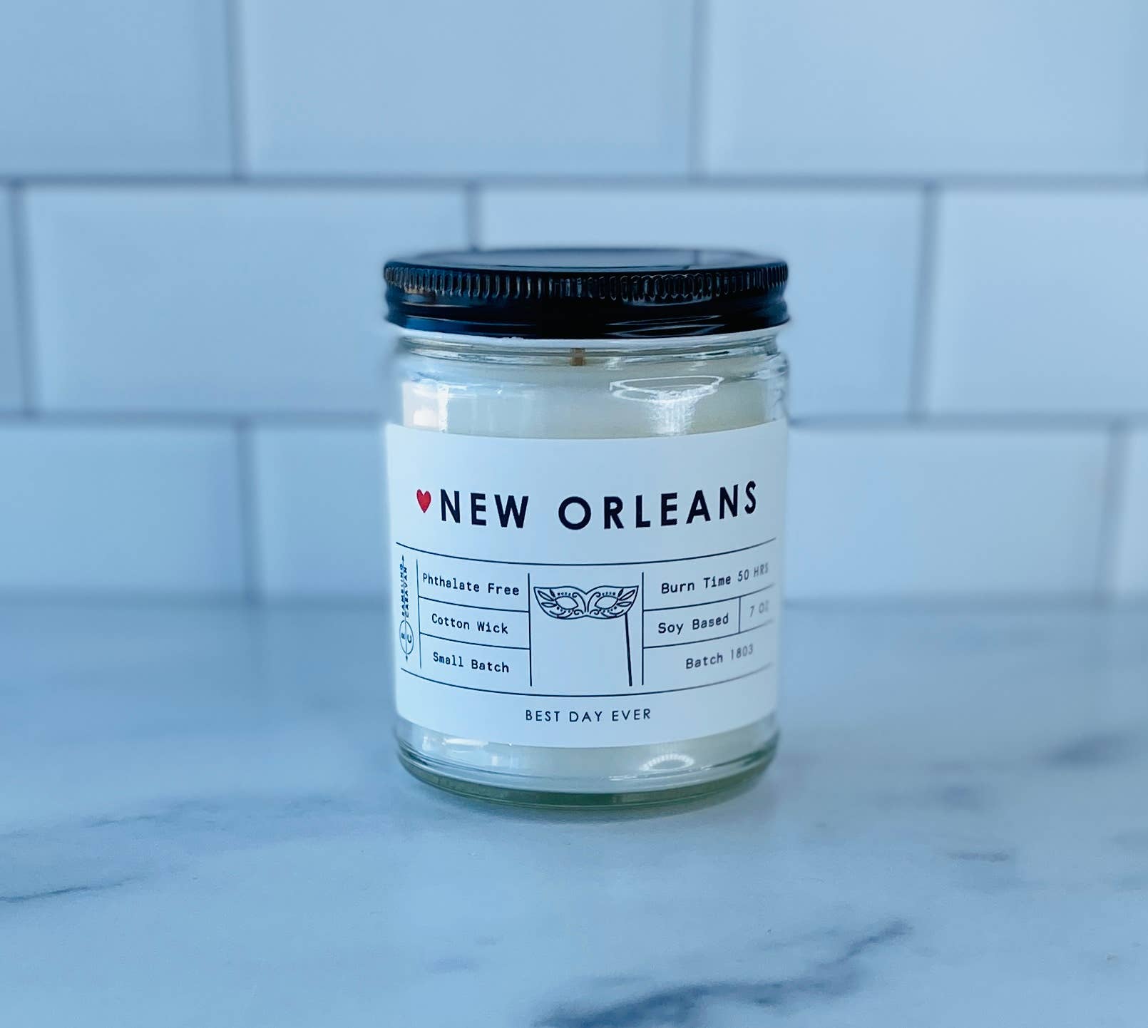 Rambling Caravan - Wholesale Jar/Filled Candle - New Orleans, LA Candle