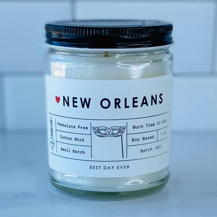 Rambling Caravan - Wholesale Jar/Filled Candle - New Orleans, LA Candle0