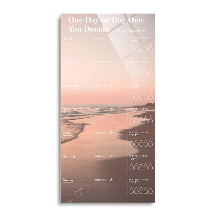 Christmas Holiday Gift, Goals, Tracker, Beach, Home Decor for wholesale by LIFEtrack/Clairmont & Co