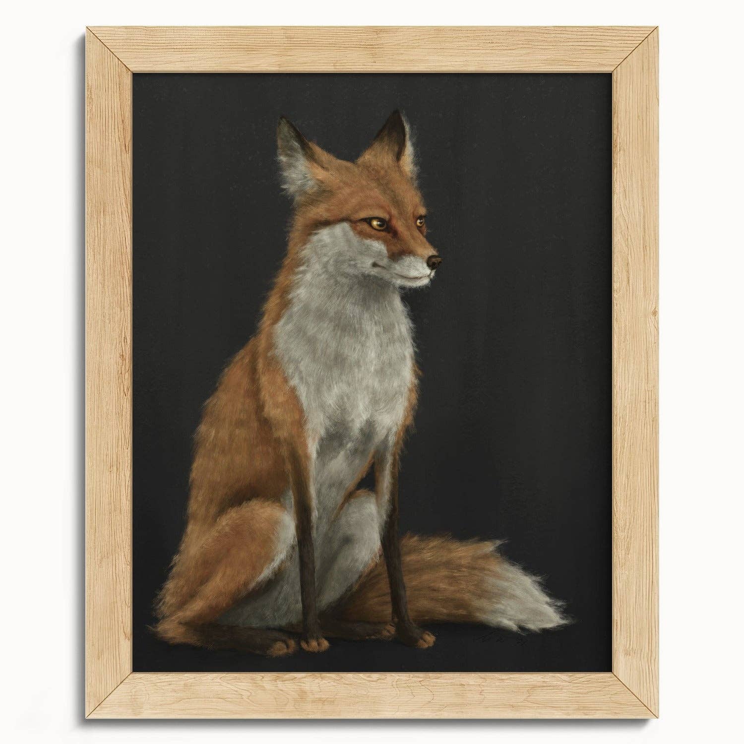 The Ugly Cat Studio - Wholesale Art Print - Red Fox Fine Art Print - Black Edition12