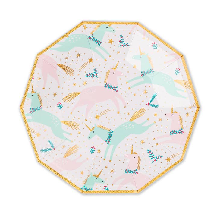 Jollity & Co. + Daydream Society - Wholesale Disposable Plate - Magical Christmas Small Plates  - 8 Pk.0