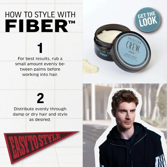 Best Beauty Group - Wholesale Hair Wax - Men's - AMERICAN CREW Fiber Men Texture Hair Wax4