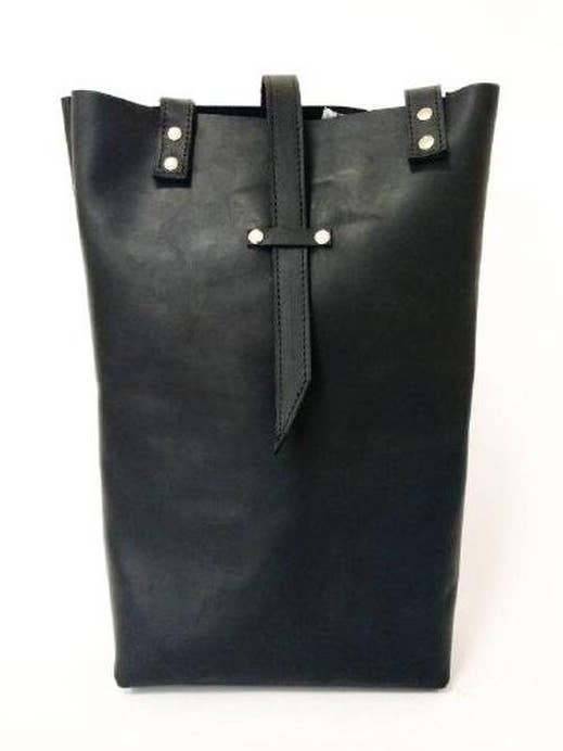 Sac fourre-tout en cuir avec fermeture éclair, grand sac à bandoulière pour femme pour la vente par Bagster